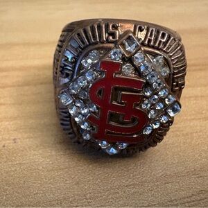 Replica St. Louis Cardinals Red Logo Championship-Style Ring